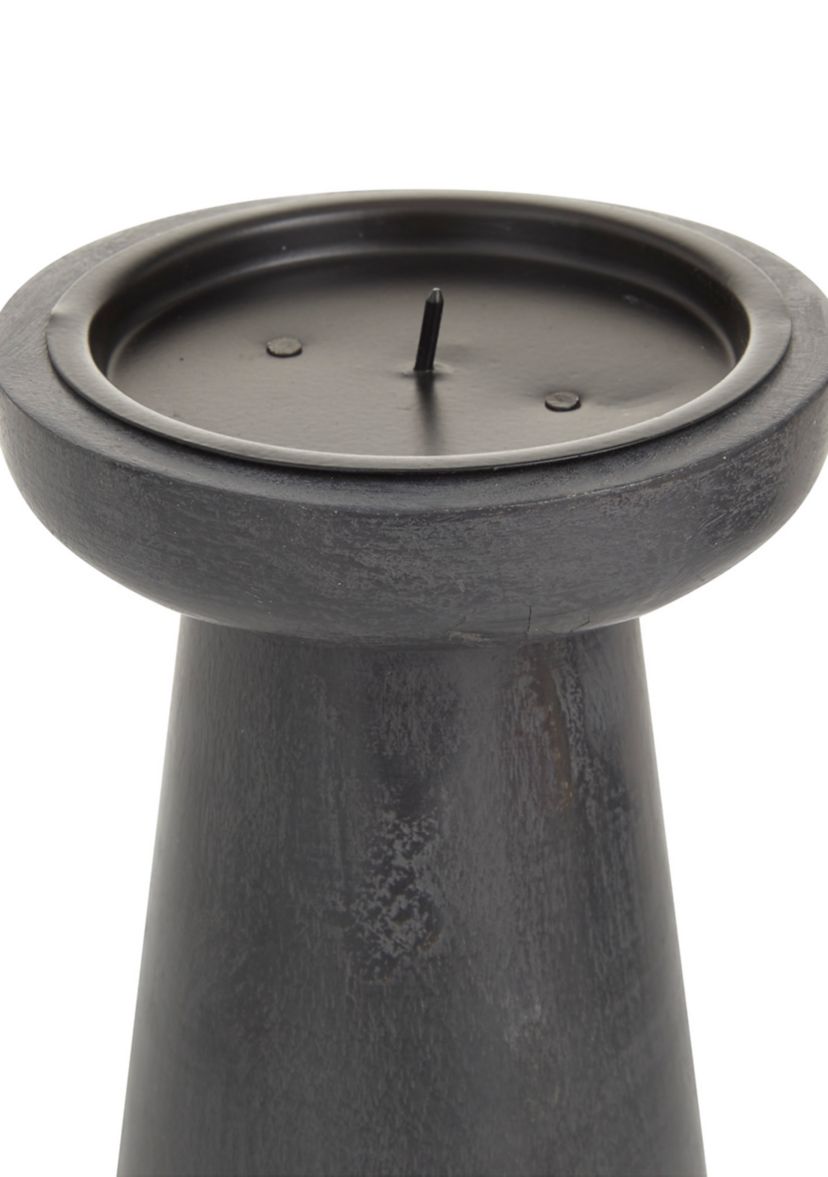 Modern Mango Wood Candle Holder - Set of 3