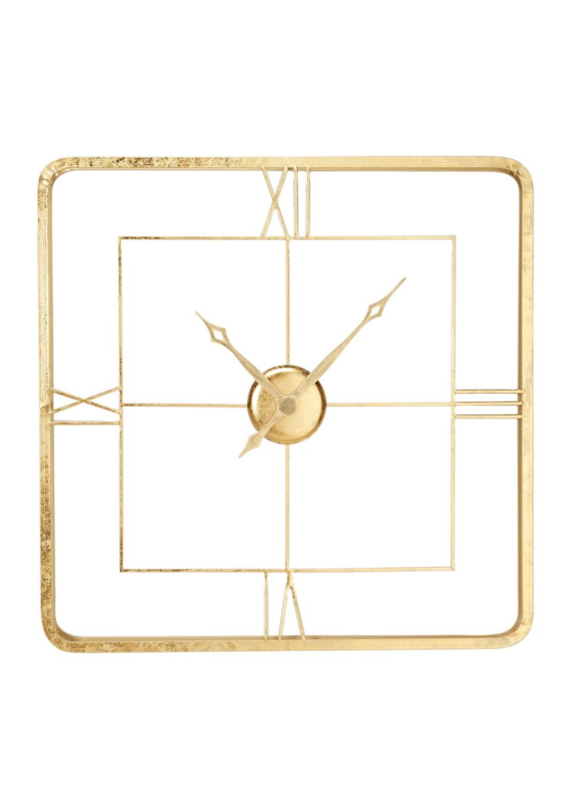 Glam Metal Wall Clock