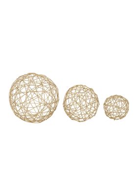 Contemporary Metal Sculpture - Set of 3