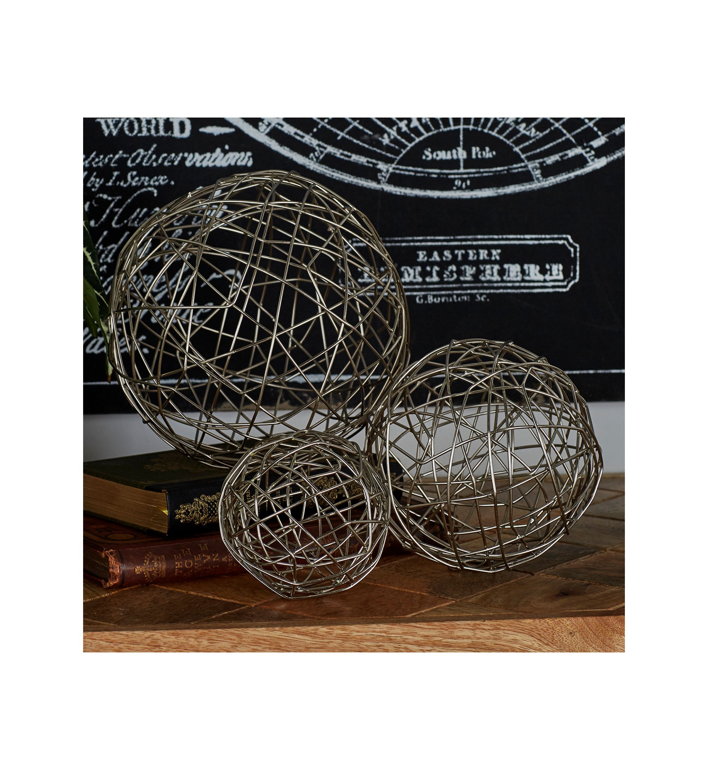 Contemporary Metal Sculpture - Set of 3