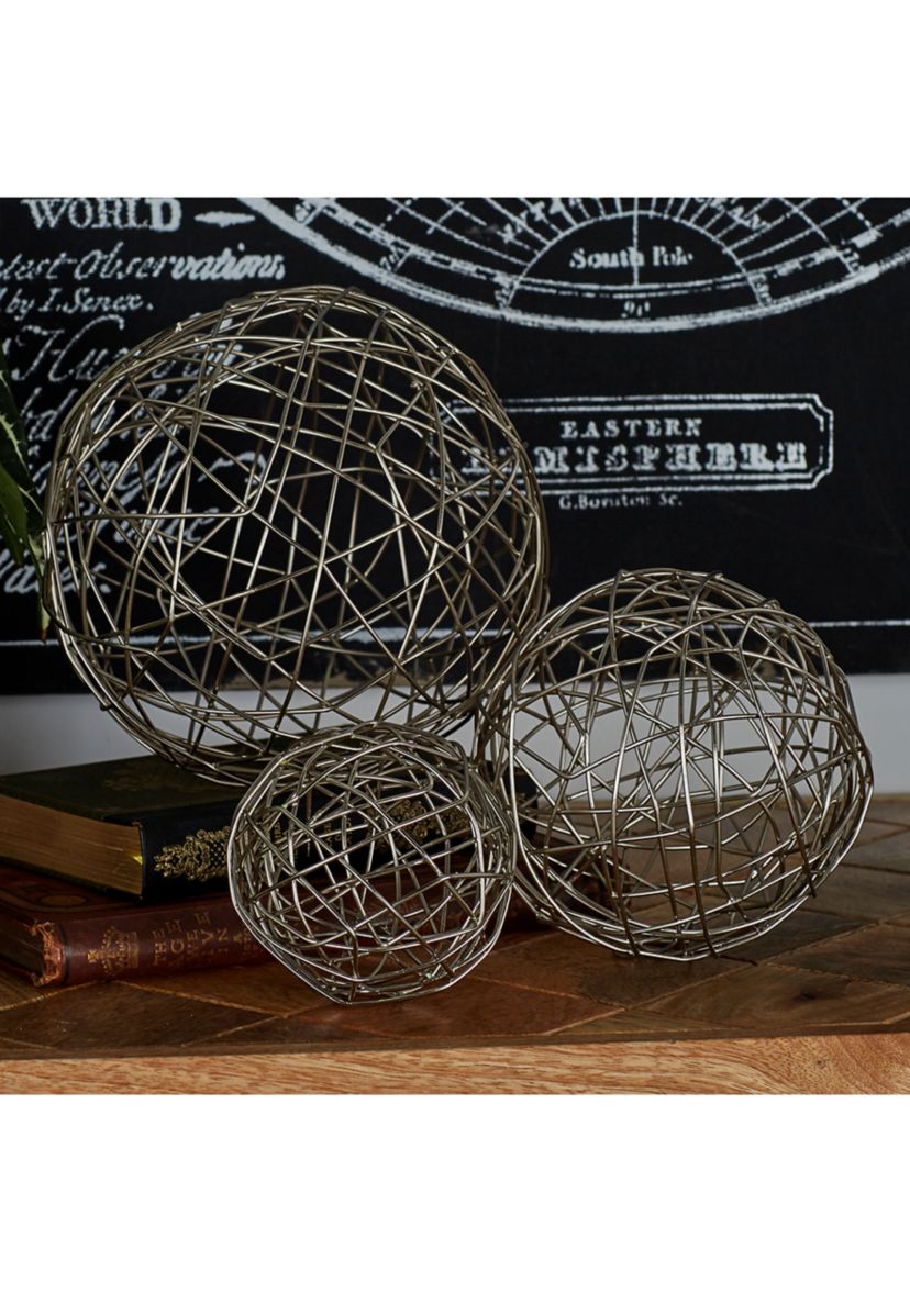 Contemporary Metal Sculpture - Set of 3