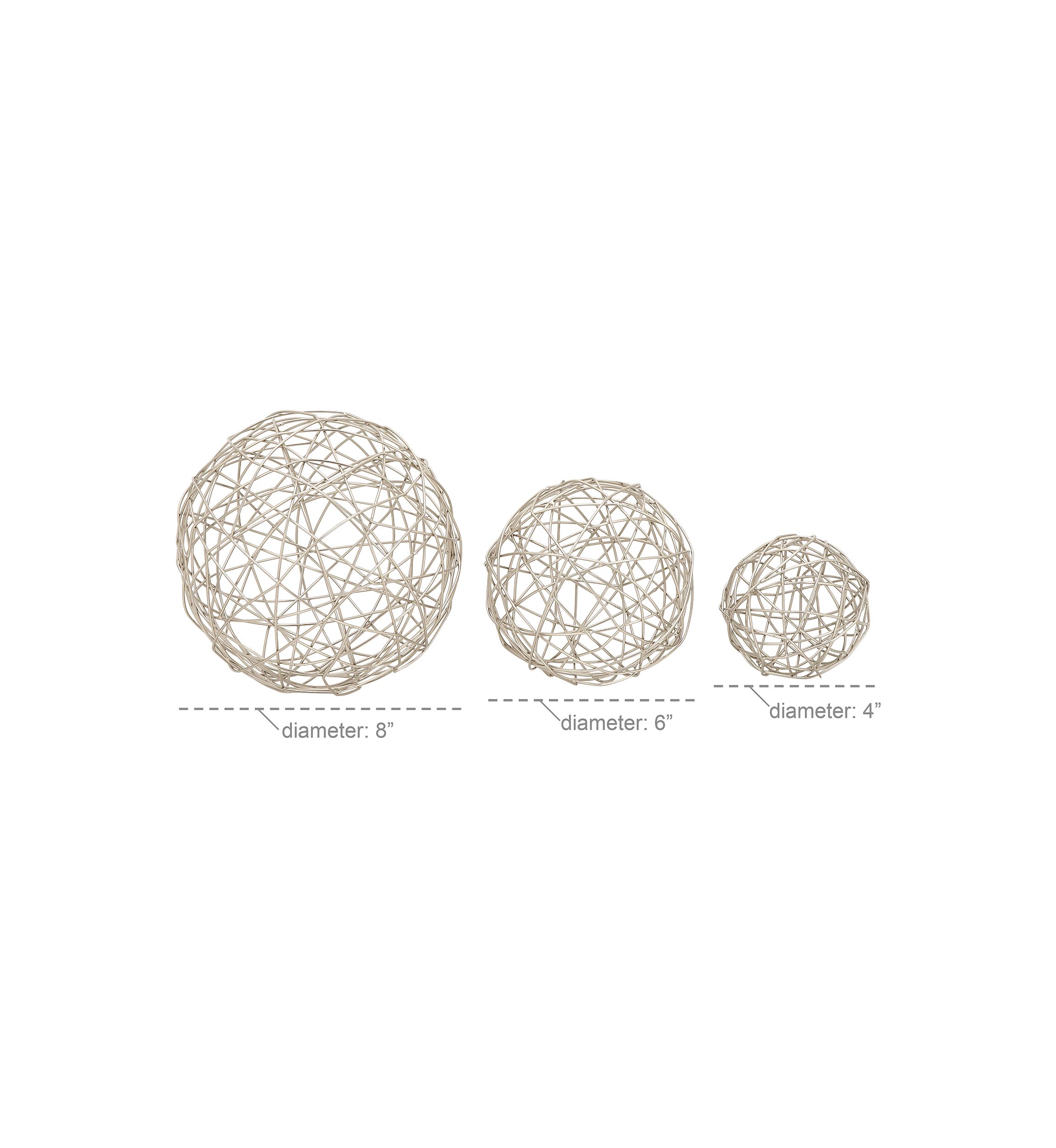 Contemporary Metal Sculpture - Set of 3