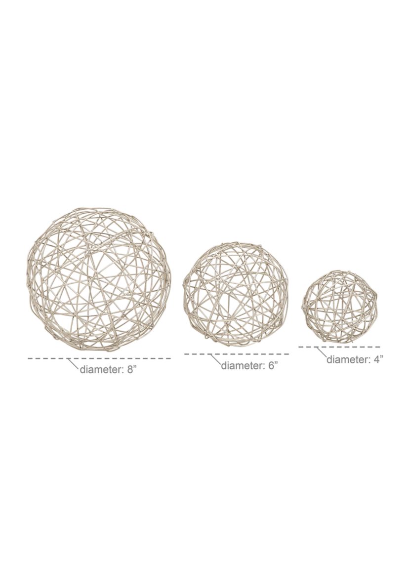 Contemporary Metal Sculpture - Set of 3