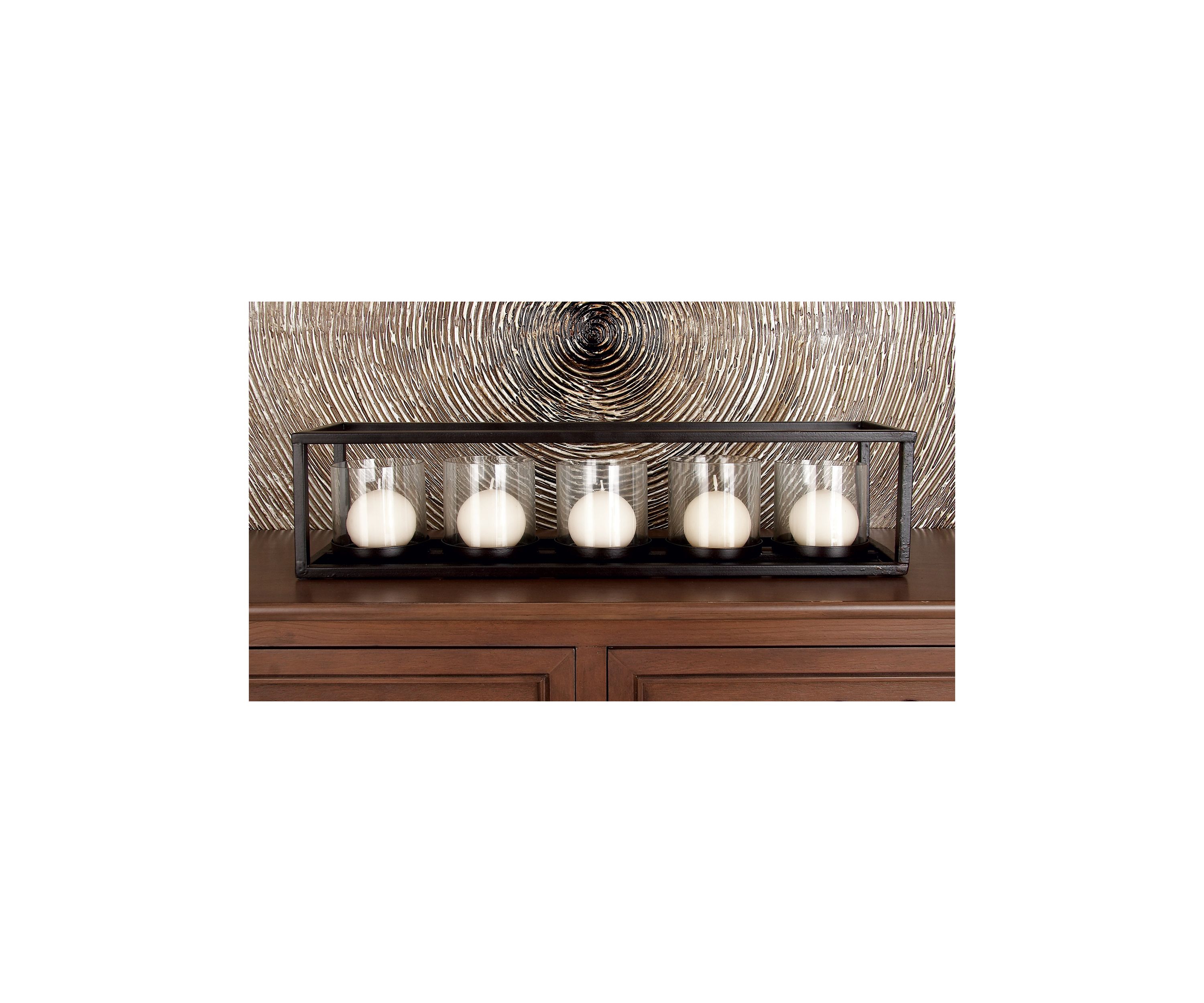 Contemporary Metal Candelabra