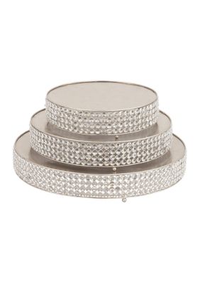 Glam Metal Cake Stand - Set of 3