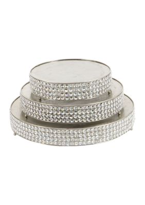 Glam Metal Cake Stand - Set of 3