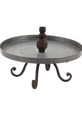 Farmhouse Metal Tiered Server