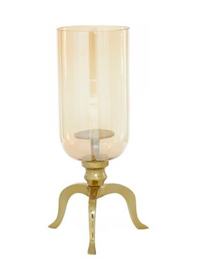 Traditional Aluminum Metal Hurricane Lamp