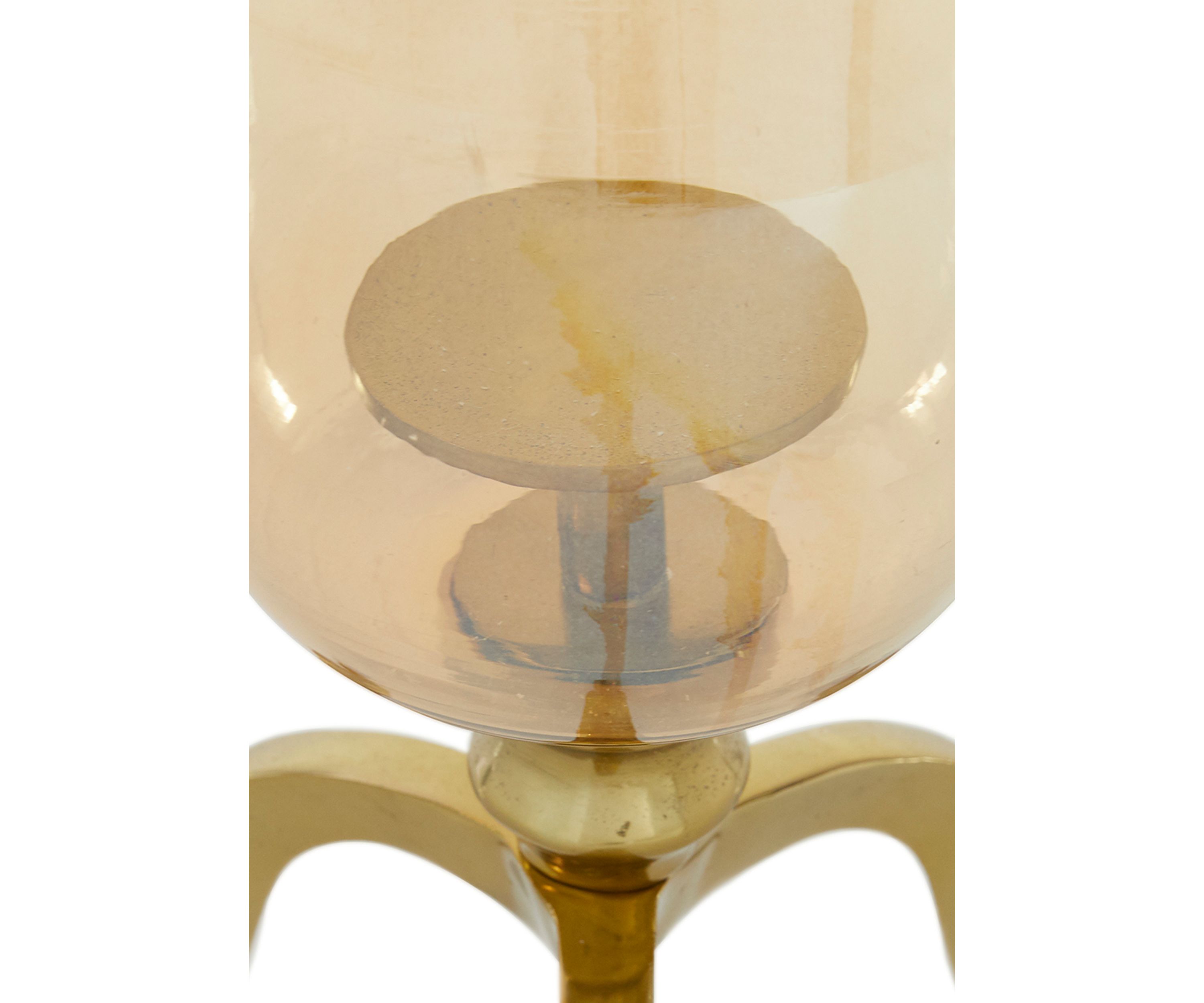 Traditional Aluminum Metal Hurricane Lamp