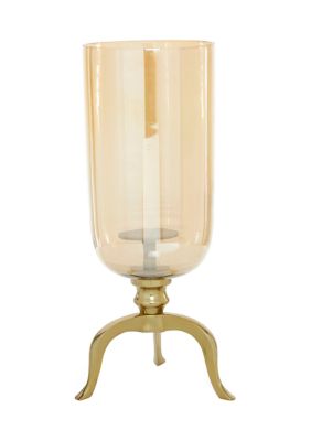 Traditional Aluminum Metal Hurricane Lamp