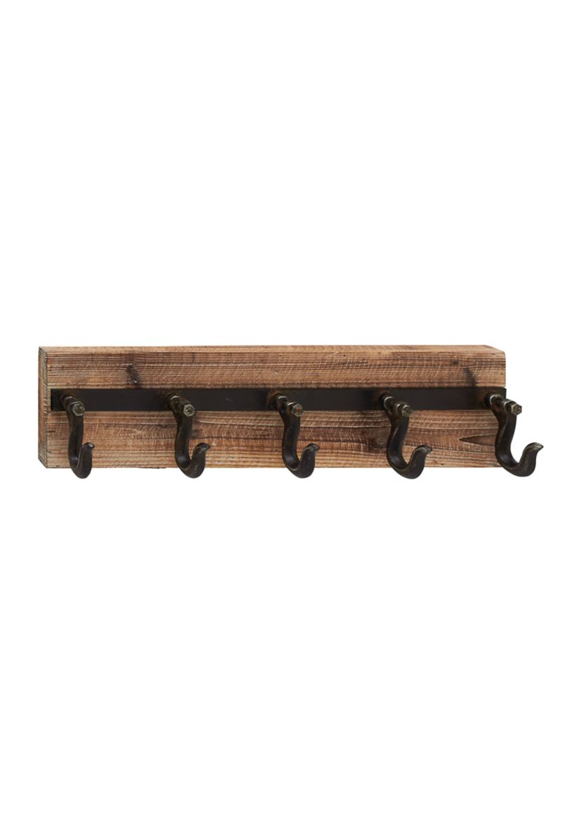 Industrial Wood Wall Hook