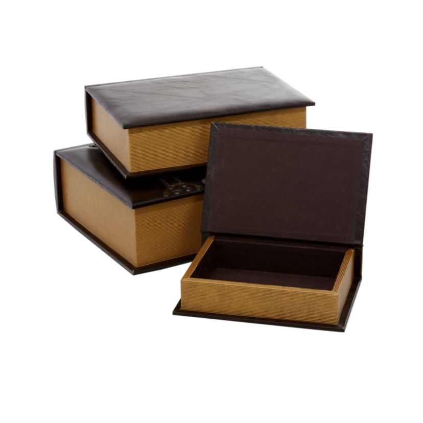 Traditional Wooden Box - Set of 3