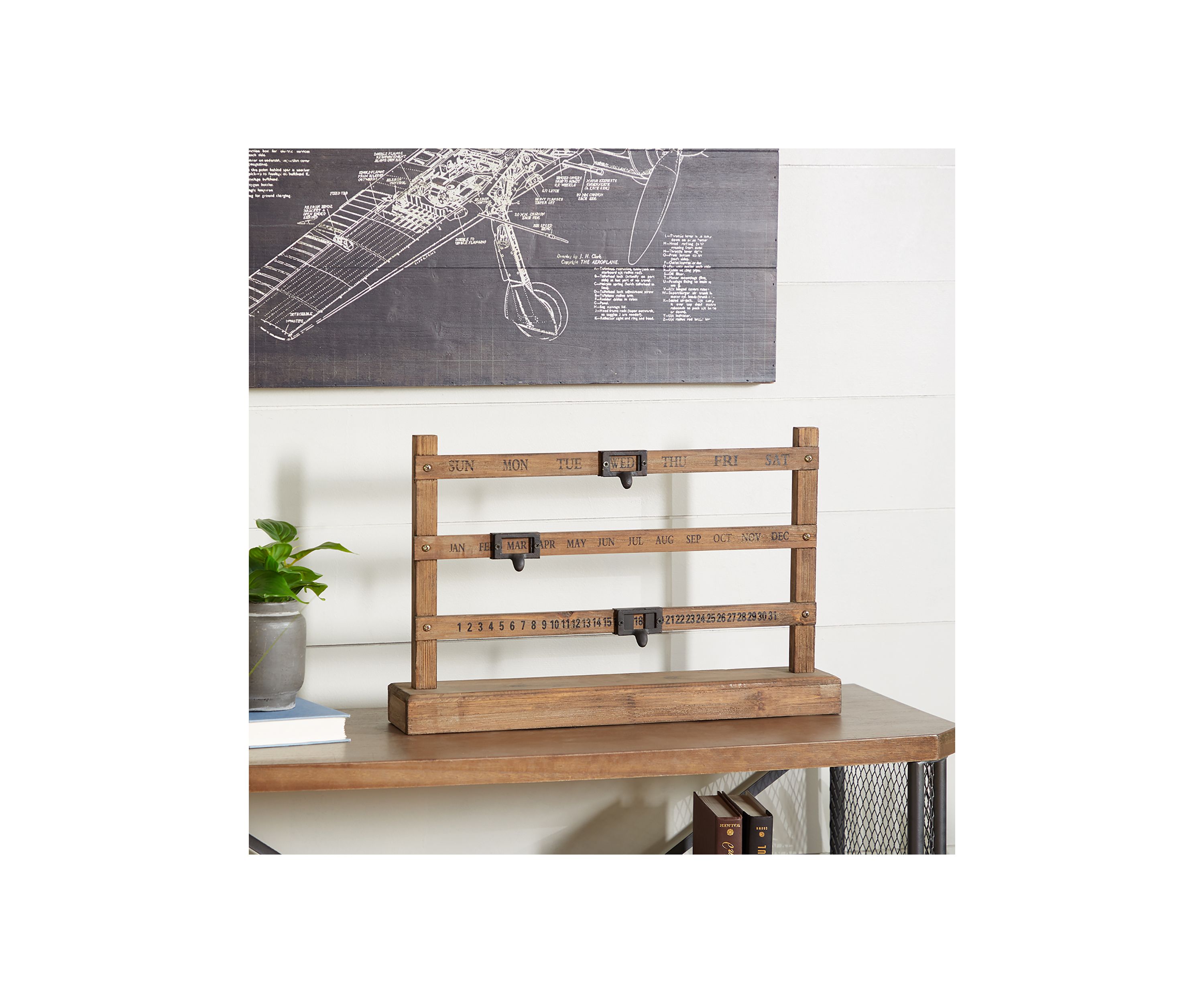 Farmhouse Wood Sculpture