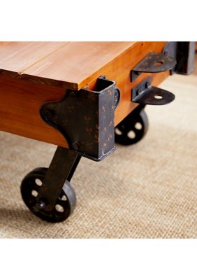 Industrial Wood Coffee Table