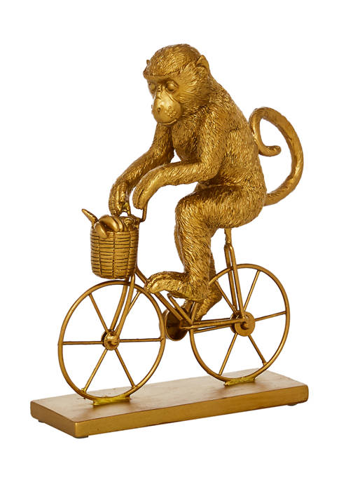 Monroe Lane Resin Eclectic Monkey Sculpture