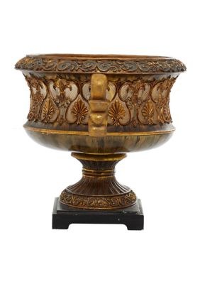 Traditional Polystone Decorative Bowl