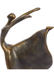 Brass Polystone Traditional Sculpture - Dancer