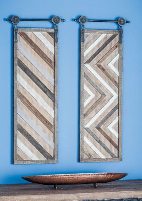 Farmhouse Wood Wall Decor - Set of 2