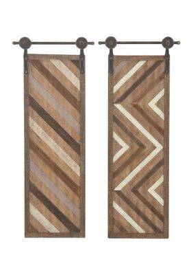 Farmhouse Wood Wall Decor - Set of 2