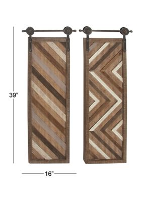 Farmhouse Wood Wall Decor - Set of 2