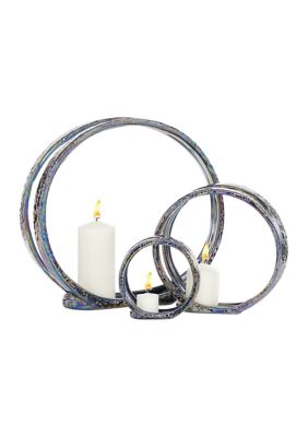 Glam Ceramic Candle Holder - Set of 3