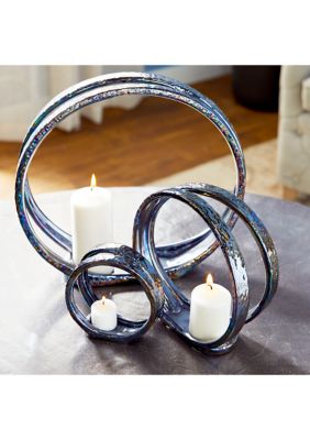 Glam Ceramic Candle Holder - Set of 3