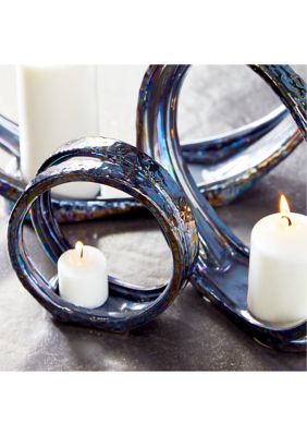 Glam Ceramic Candle Holder - Set of 3