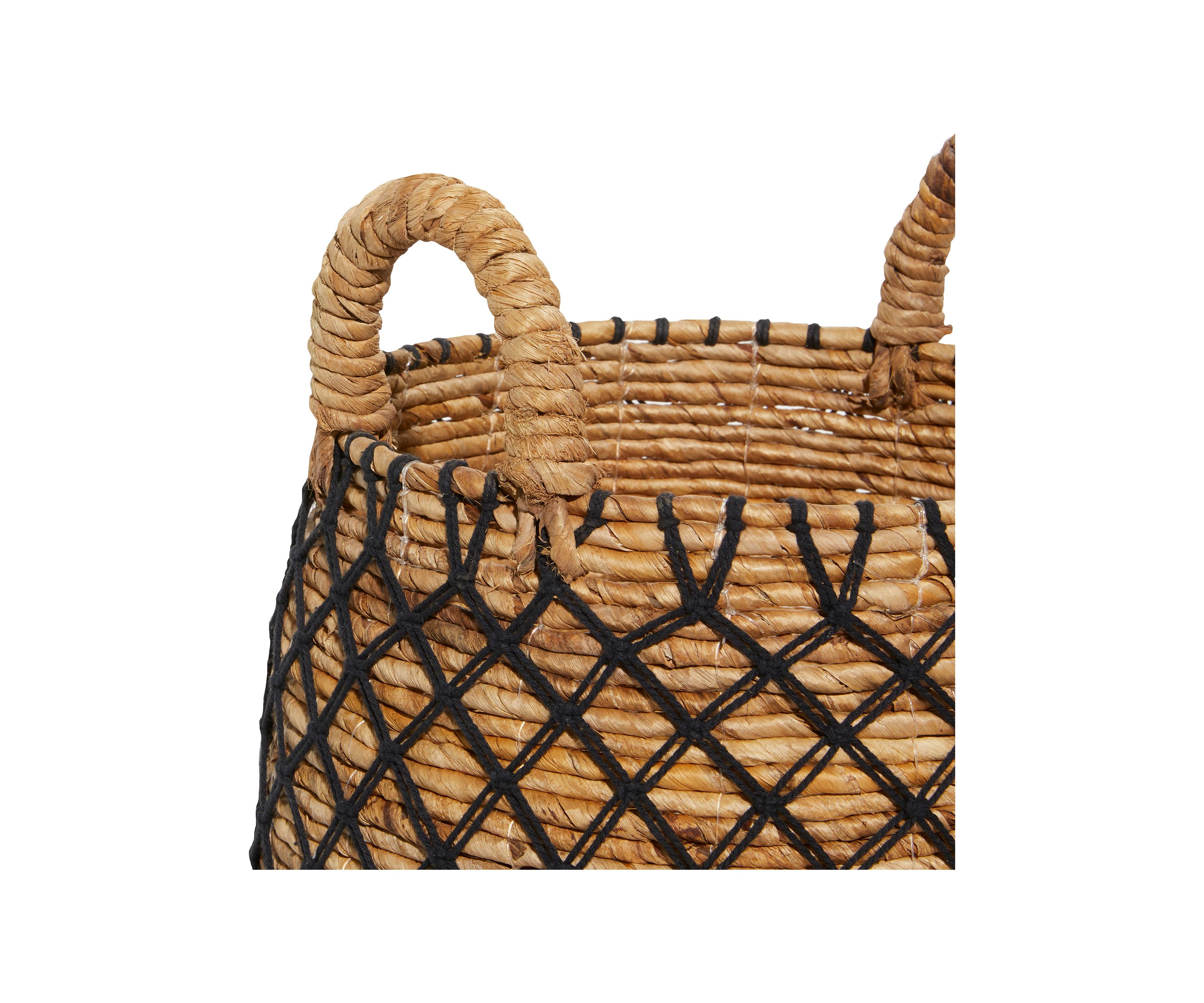 Coastal Banana Leaf Storage Basket - Set of 2