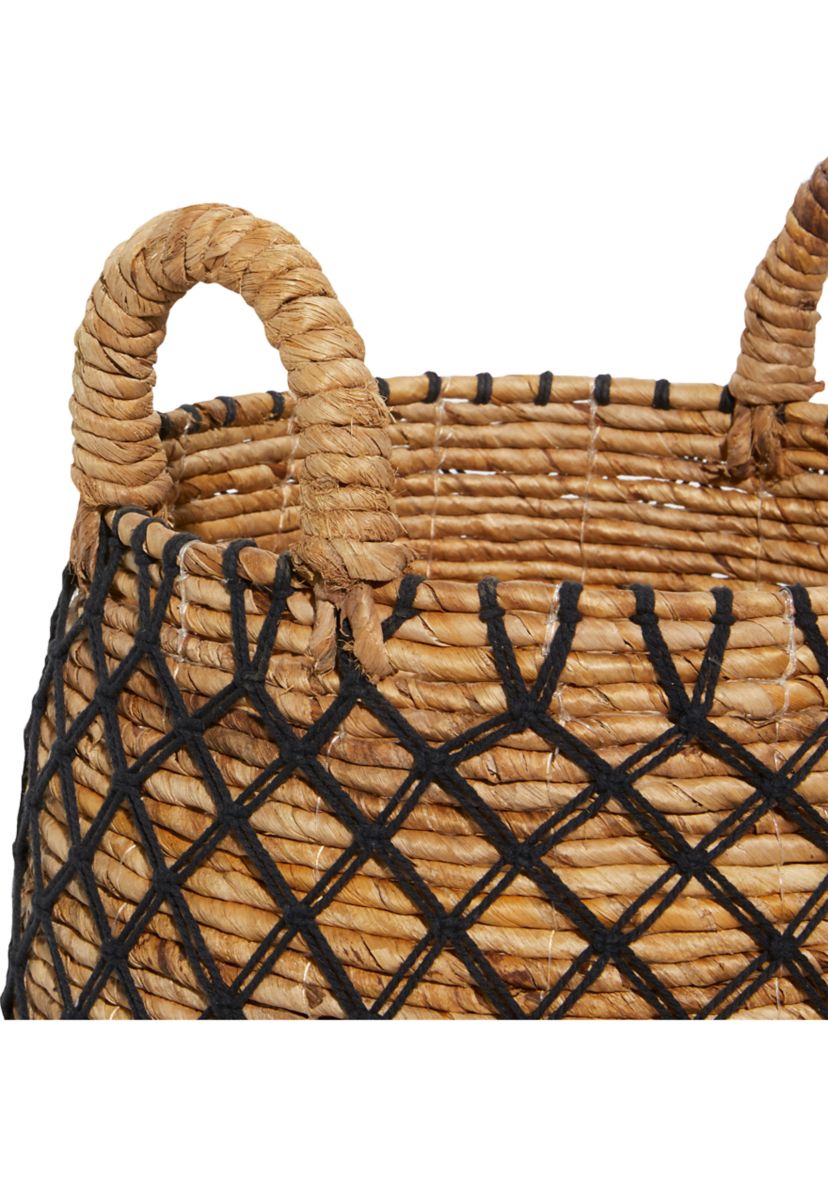 Coastal Banana Leaf Storage Basket - Set of 2