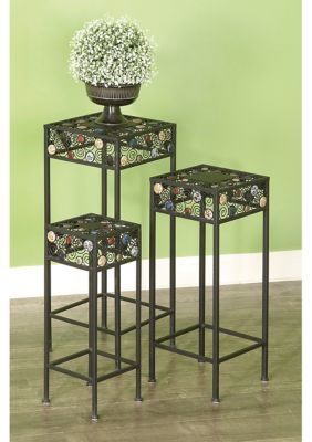 Traditional Metal Plantstand - Set of 3