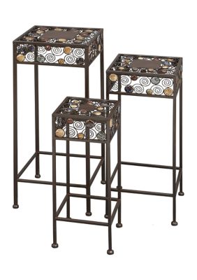 Traditional Metal Plantstand - Set of 3