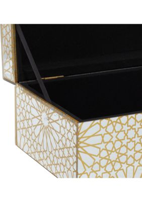 Glam Wood Jewelry Box - Set of 2