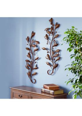 Traditional Metal Wall Decor - Set of 2