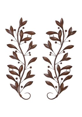 Traditional Metal Wall Decor - Set of 2