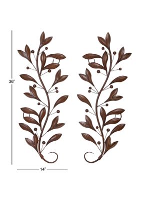 Traditional Metal Wall Decor - Set of 2