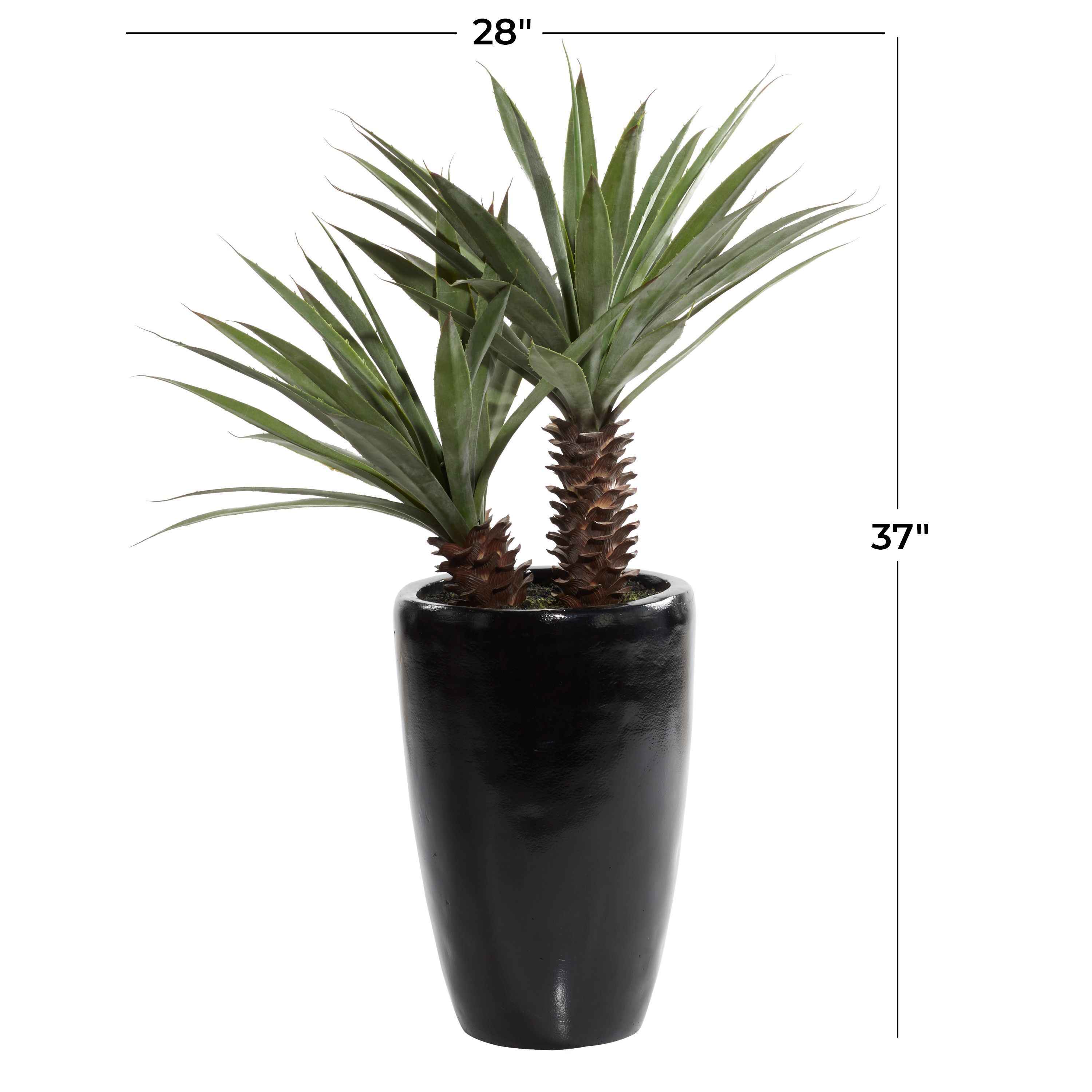 Contemporary Faux Foliage Artificial Plant