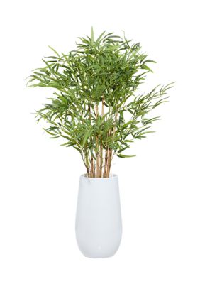 Contemporary Faux Foliage Artificial Tree