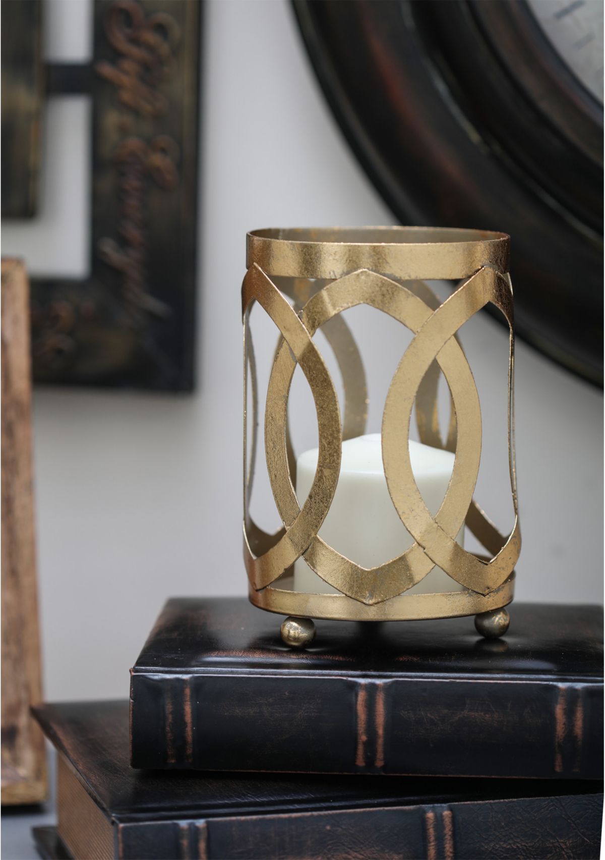 Glam Metal Hurricane Lamp