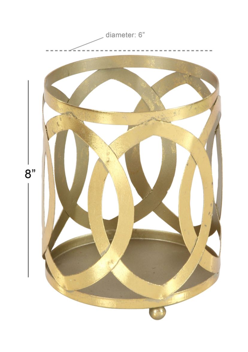 Glam Metal Hurricane Lamp