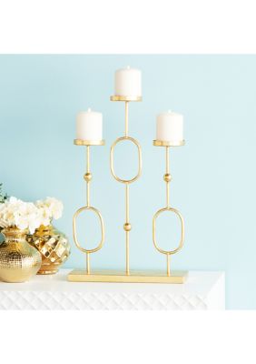 Modern Metal Candelabra