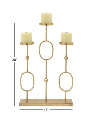 Modern Metal Candelabra