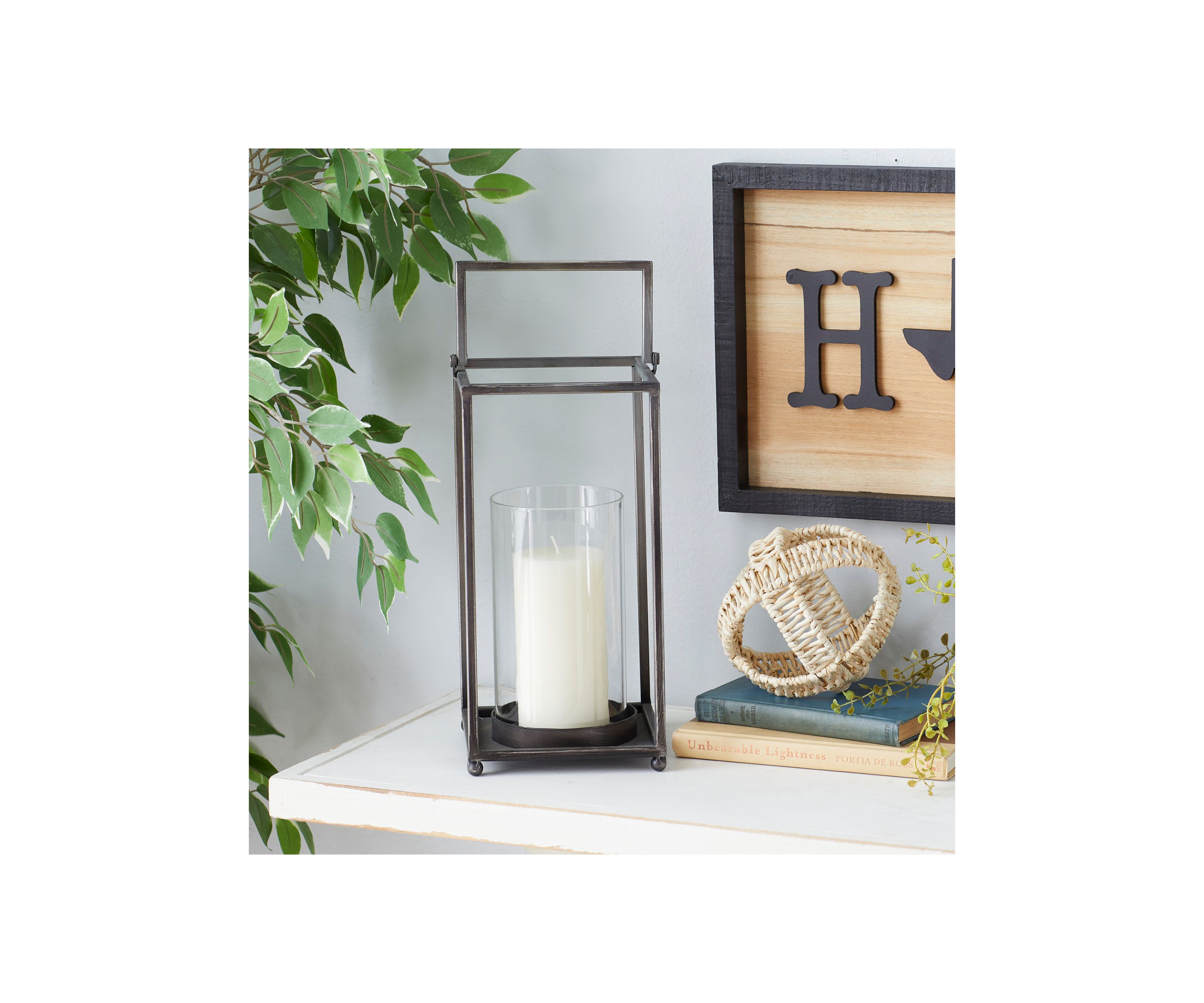 Modern Metal Candle Lantern