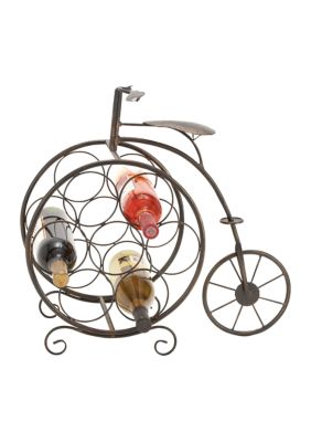 Rustic Metal Wine Rack