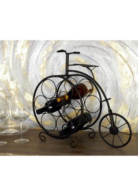 Rustic Metal Wine Rack