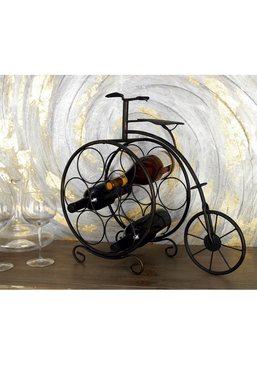 Rustic Metal Wine Rack