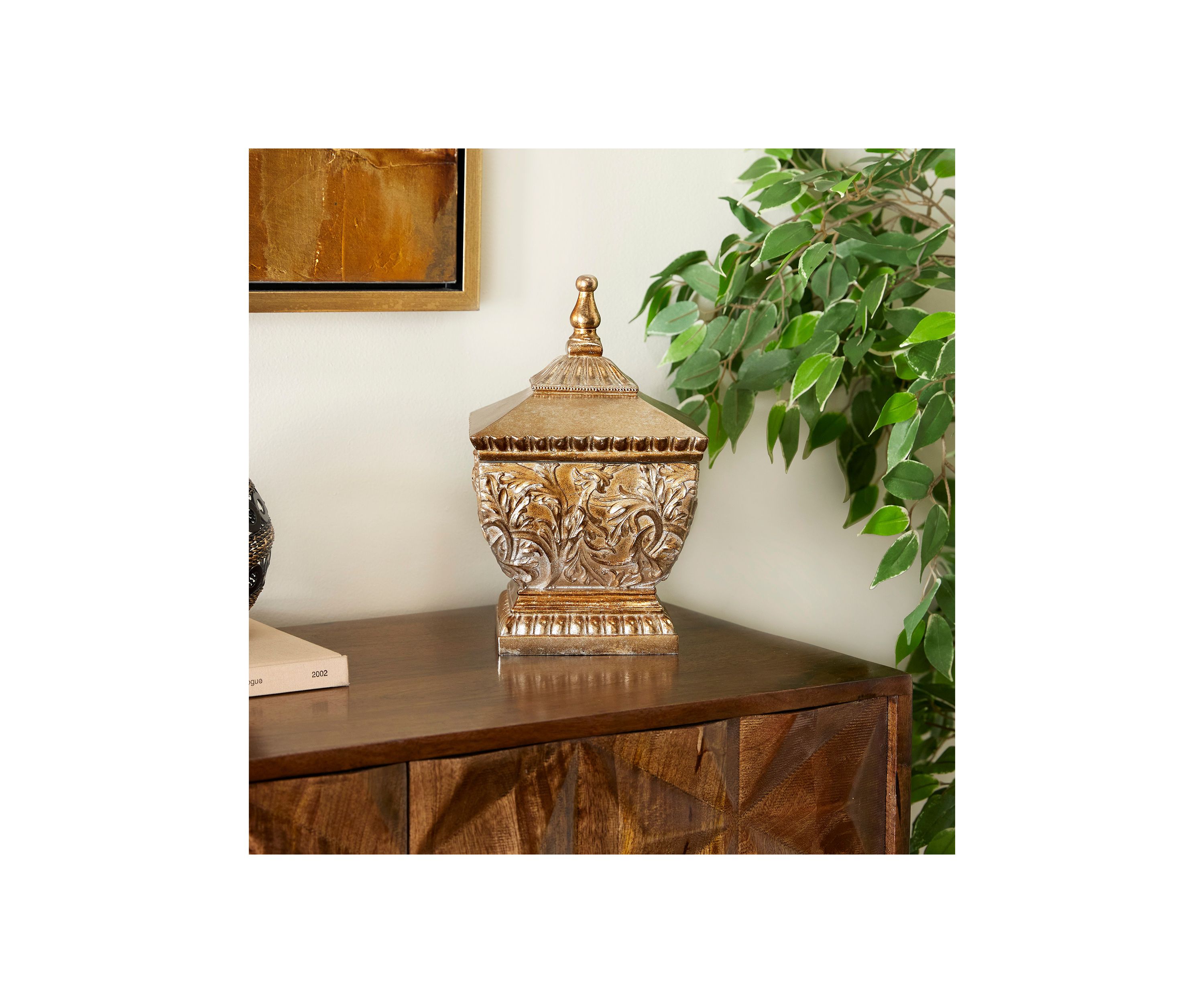 Traditional Polystone Decorative Jars