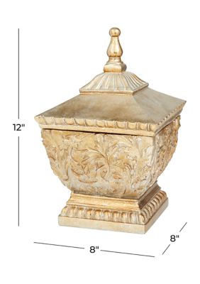 Traditional Polystone Decorative Jars