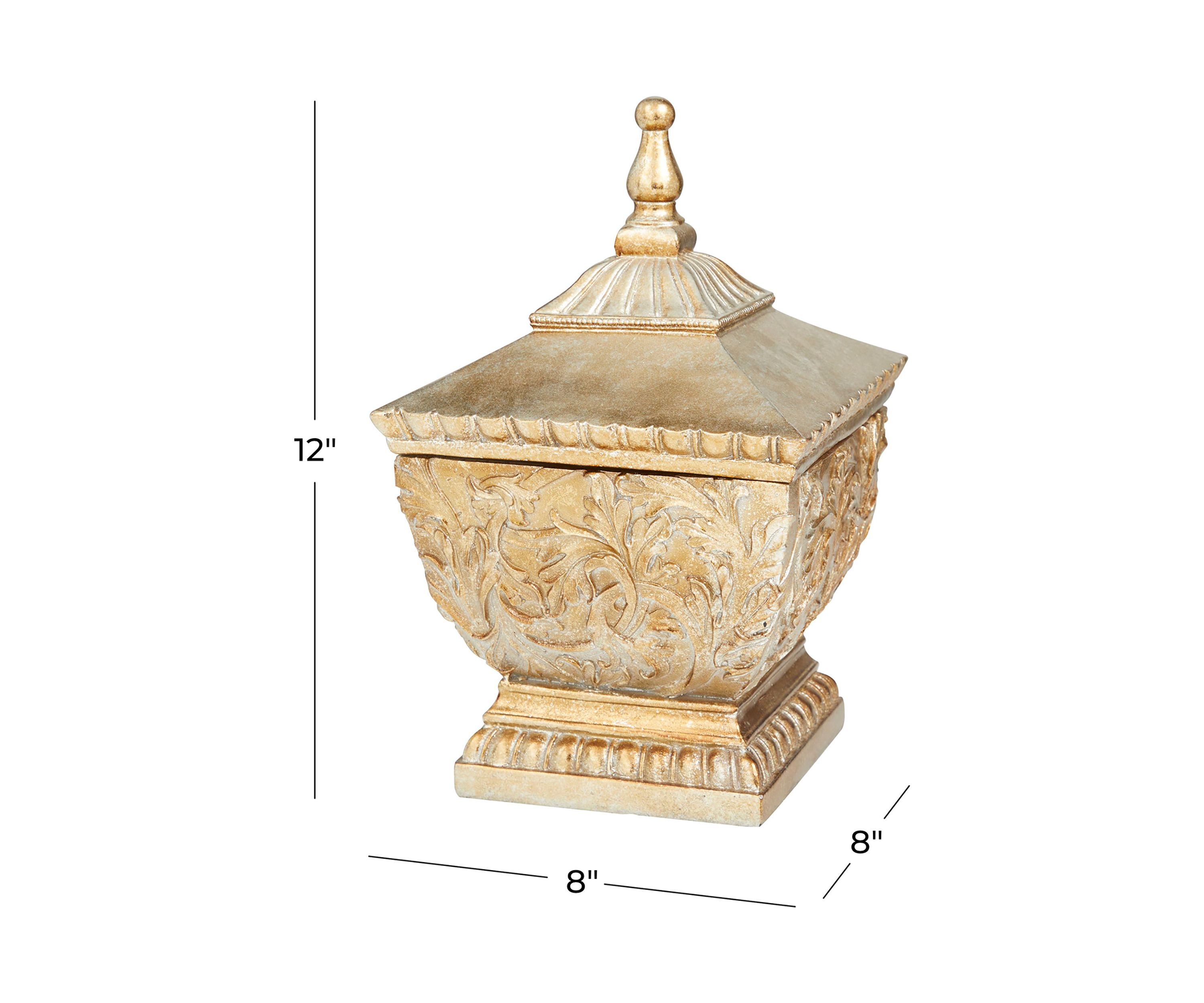 Traditional Polystone Decorative Jars