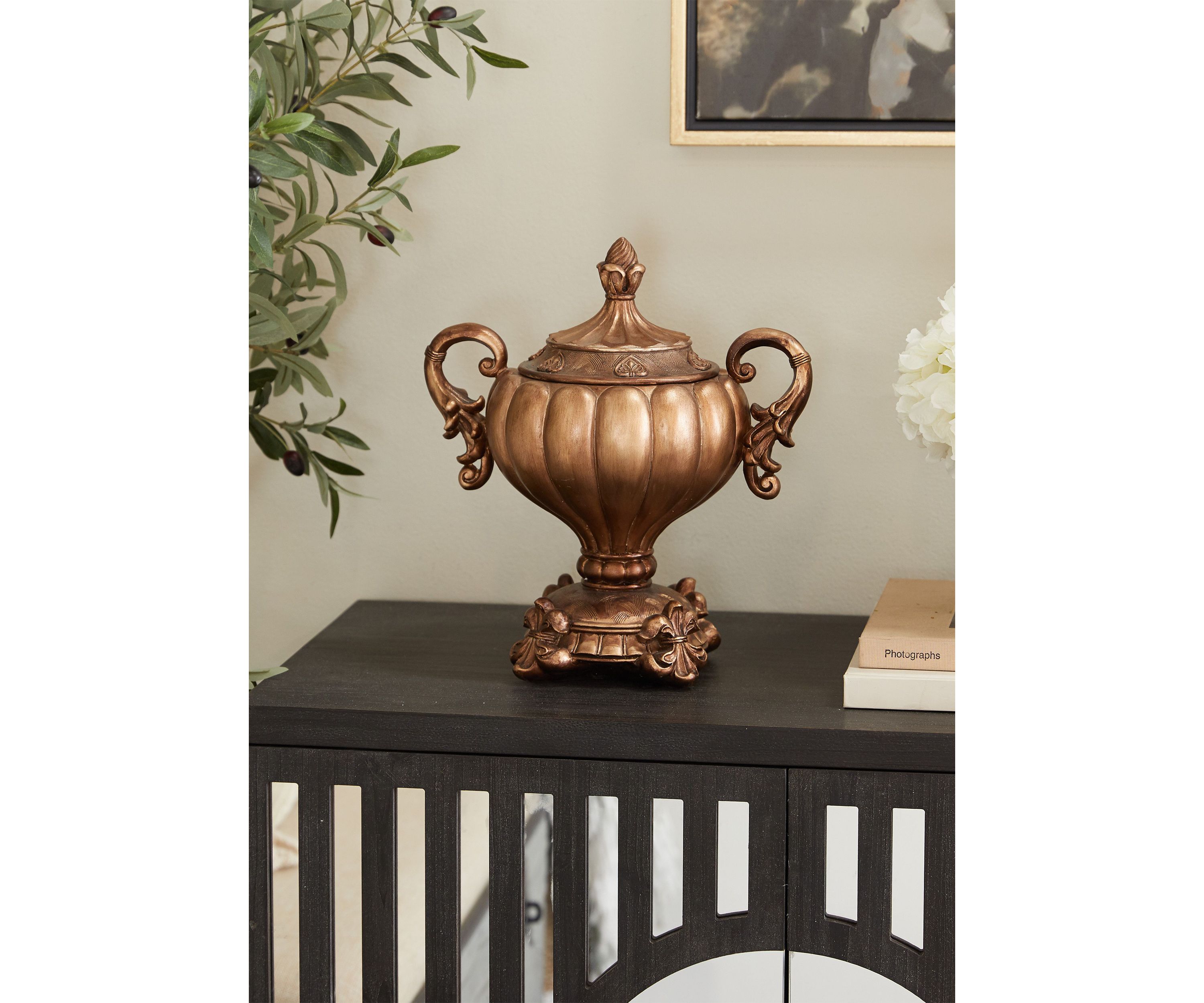 Traditional Polystone Decorative Jars