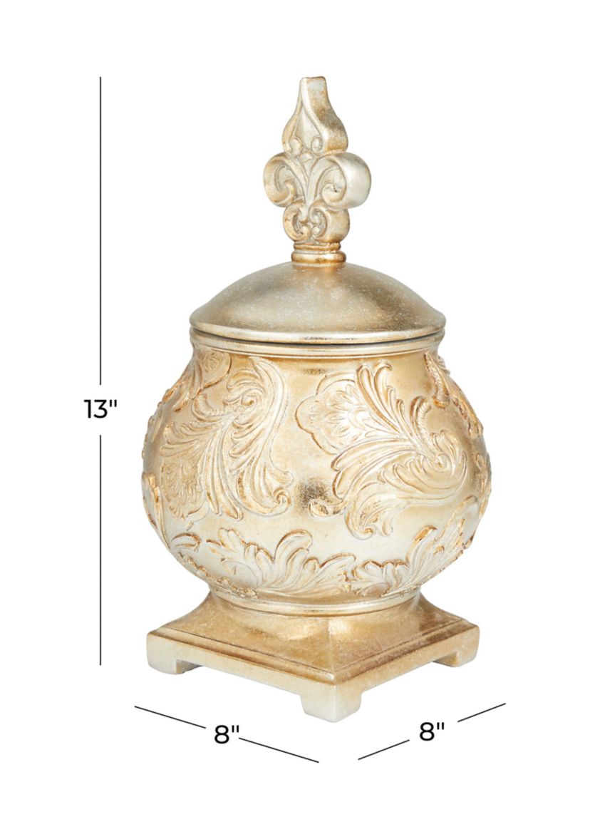 Traditional Polystone Decorative Jars